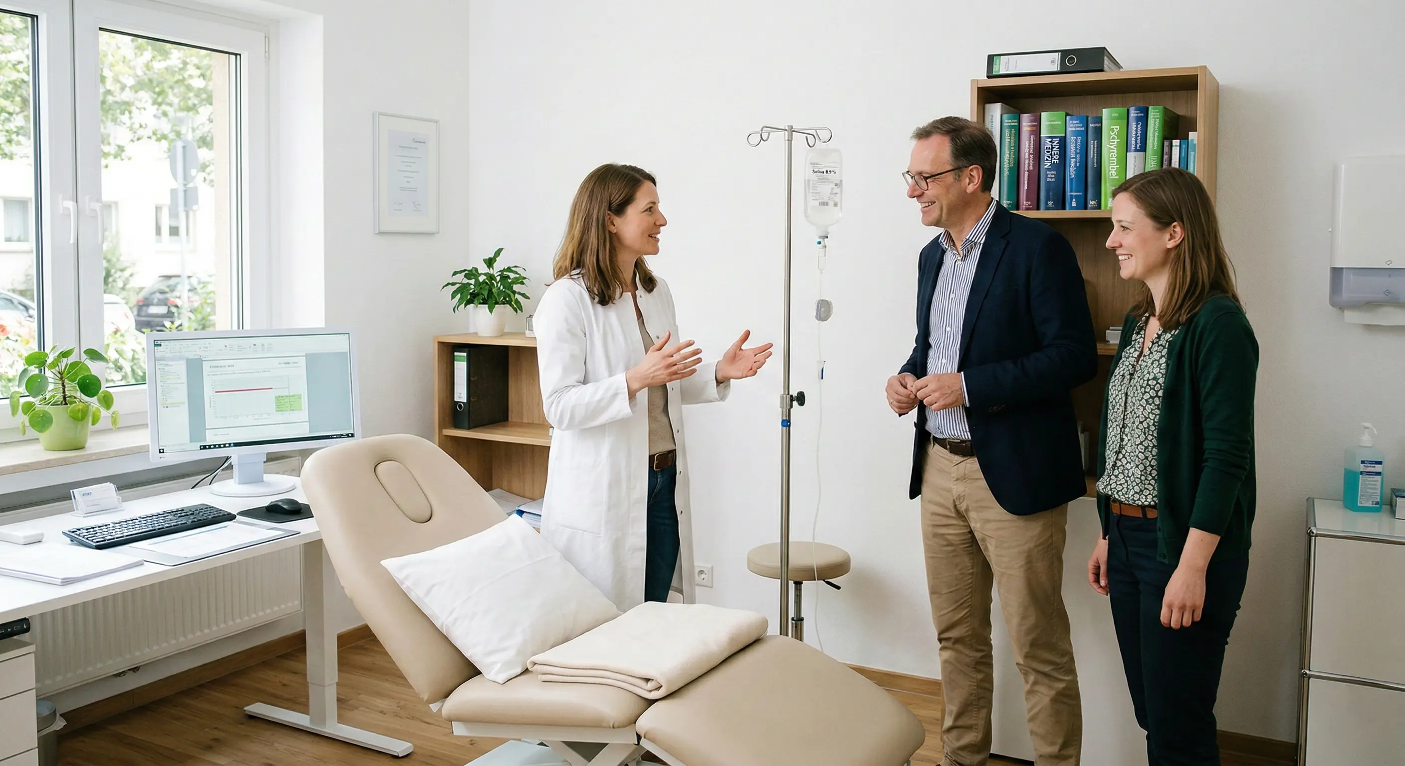 Schulung im Infusionszentrum Düsseldorf